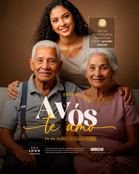 DIA DOS AVÓS 26 DE JULHO SOCIAL MEDIA PSD EDITÁVEL 11