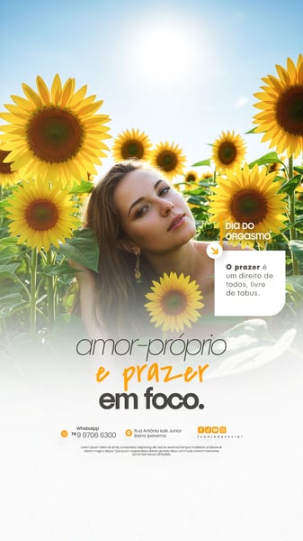 31 DE JULHO - DIA DO ORGASMO - FLYER SOCIAL MEDIA PSD EDITÁVEL