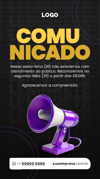 COMUNICADO IMPORTANTE