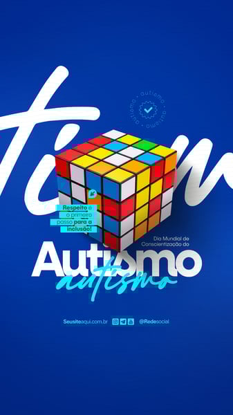 DLM DIA MUNDIAL DE CONSCIENTIZAÇÃO DO AUTISMO 2 DE ABRIL SOCIAL MEDIA PSD EDITÁVEL (2)