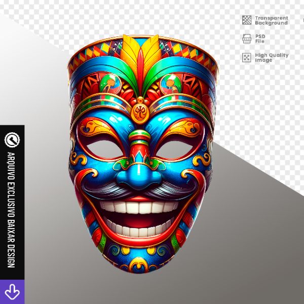 MÁSCAR DE CARNAVAL - ELEMENTO PARA COMPOSIÇÃO