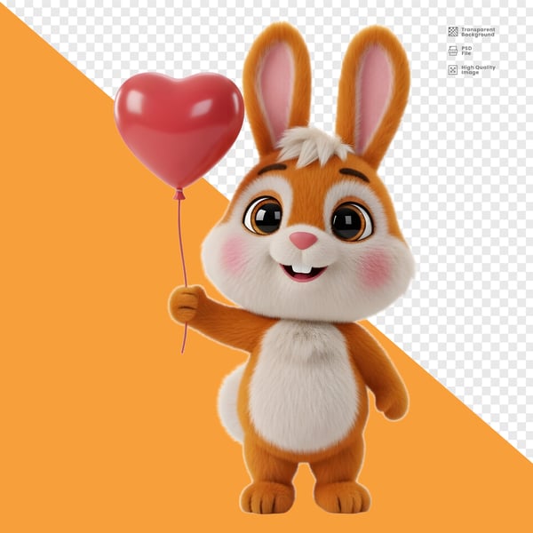 PACK COELHOS DE PÁSCOA 3D INFANTIL