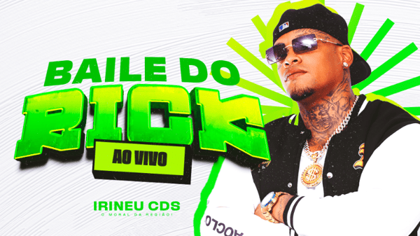 FLYER THUMB CAPA CD BANNER YOUTUBE BAILE DO RICK PSD EDITÁVEL