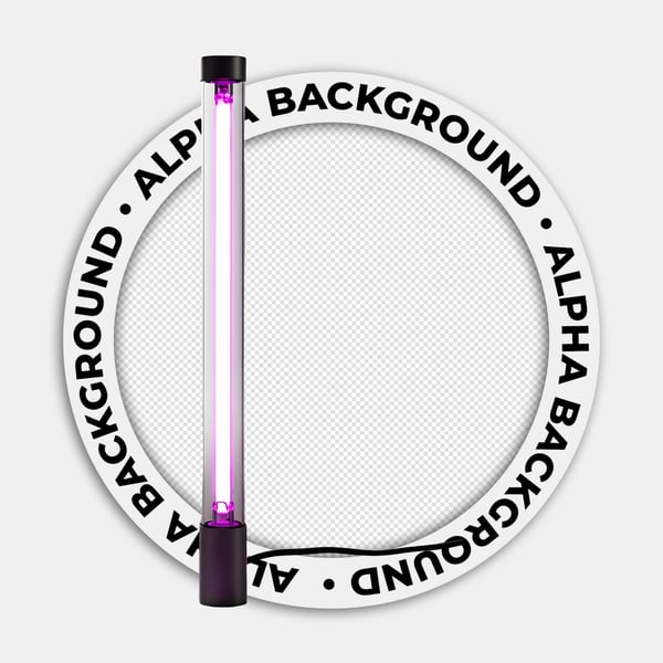 LAMPADA BASTÃO ROXA NEON 03