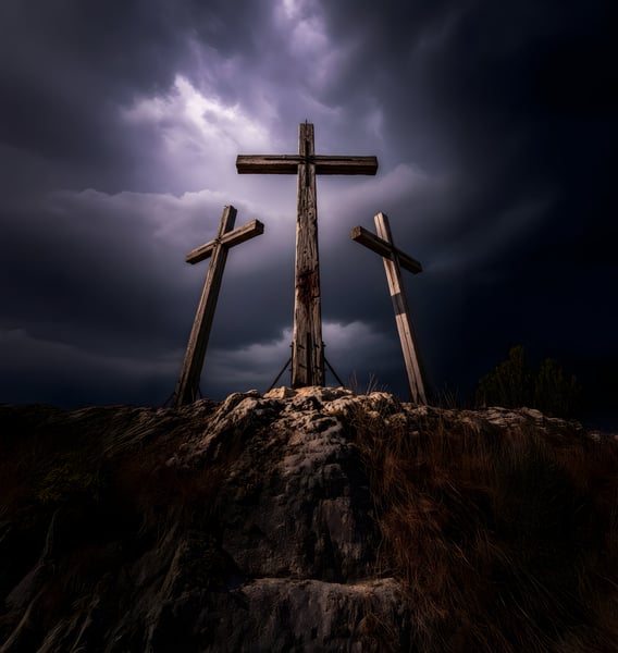 3 CRUZ NO MONTE DO CALVÁRIO ONDE JESUS FOI CRUCIFICADO 04