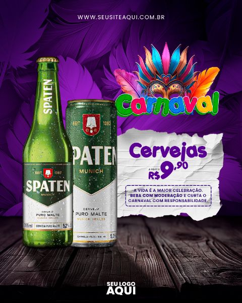 FEED | CARNAVAL | CARNIVAL | FESTA | PSD EDITÁVEL