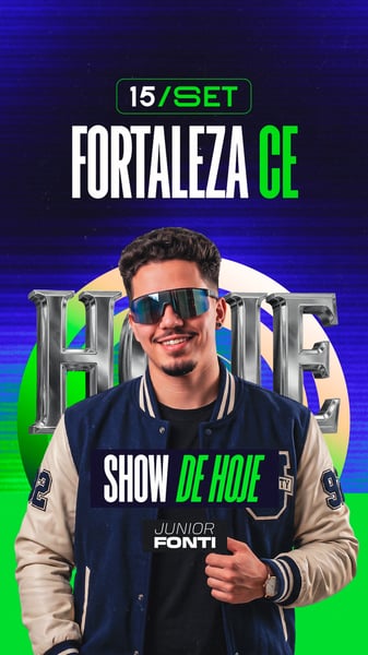 02 - AGENDA HOJE - ARTISTA - SHOW DE HOJE - PSD EDITÁVEL