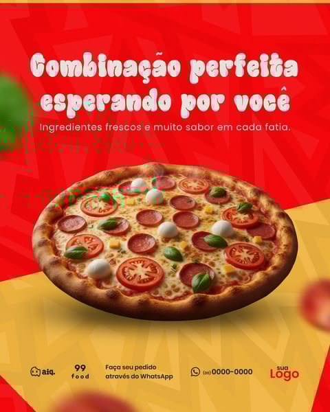 COMBINAÇÃO PERFEITA ESPERANDO POR VOCÊ Figma Social Media Template