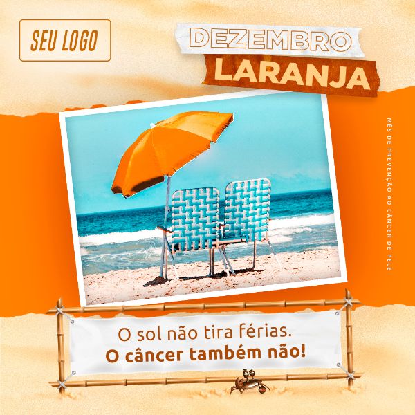 O SOL NÃO TIRA FÉRIAS DEZEMBRO LARANJA