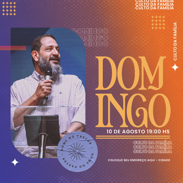 FLYER GOSPEL - DOMINGO - FEED