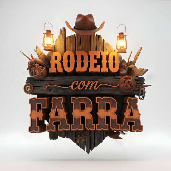 SELO 3D SERTANEJO RODEIO COM FARRA 17