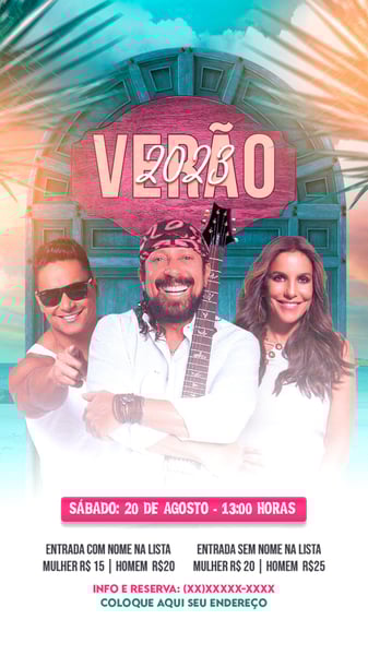 FLYER EVENTO VERÃO STORIES