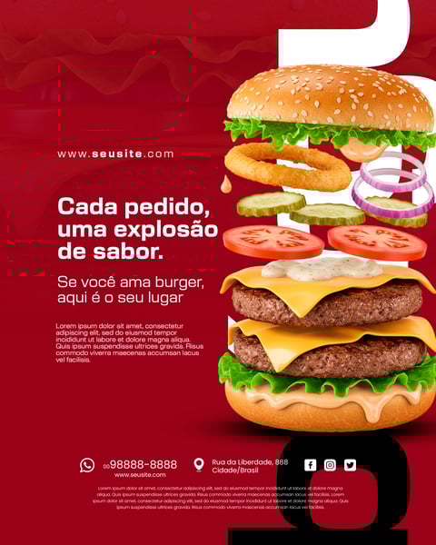 SOCIAL MEDIA HAMBURGUERIA 9