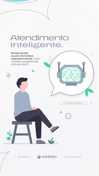 FINTECH E DIGITAL BANKING FINANÇAS MODERNAS SOCIAL MEDIA PSD EDITÁVEL 10 STORY