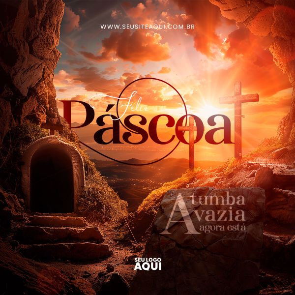 PÁSCOA | JESUS | PSD EDITÁVEL