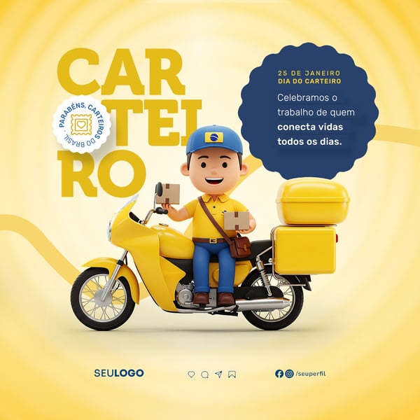 SOCIAL MEDIA DIA DO CARTEIRO