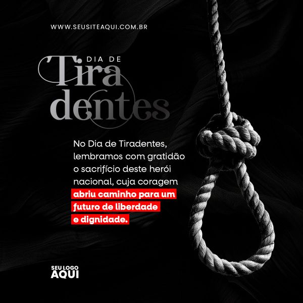 DIA DE TIRADENTES | SOCIAL MEDIA | PSD EDITÁVEL