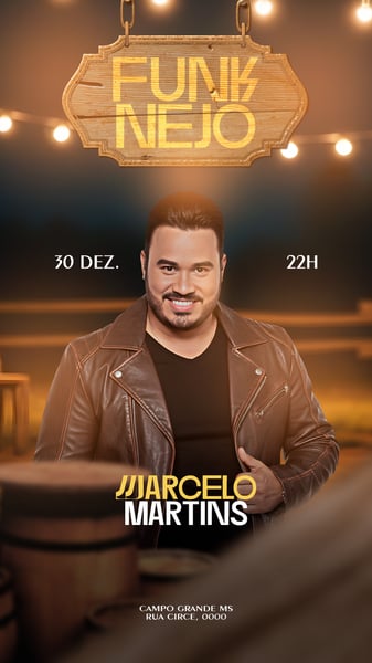 FLYER EVENTO SHOW FUNKNEJO PSD STORY 12