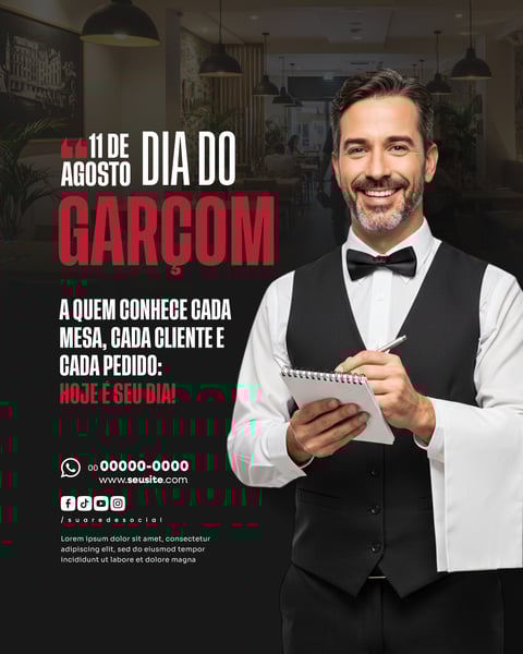11 DE AGOSTO DIA DO GARÇOM 5