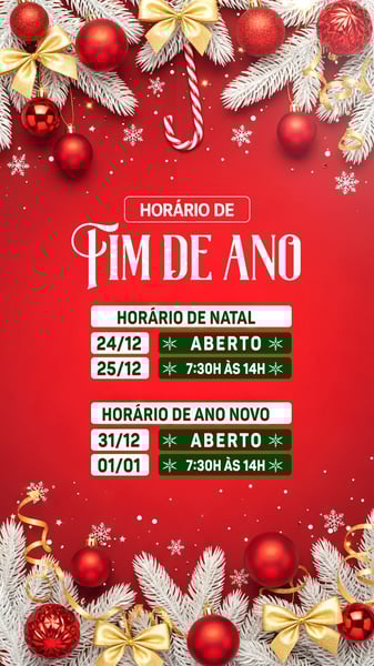 feliz natal horario
