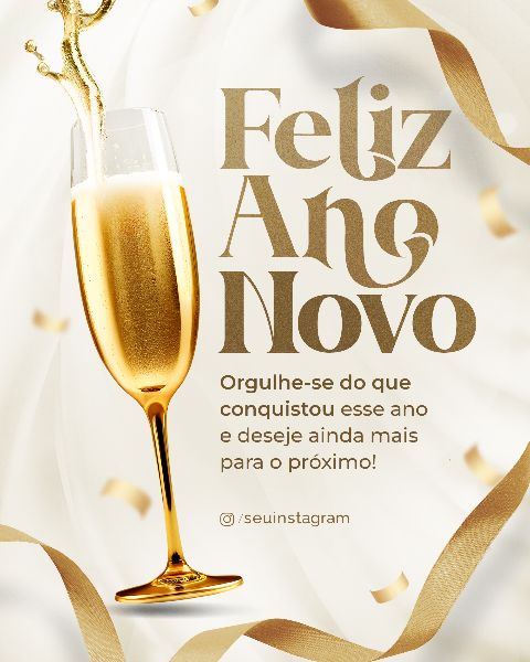 SOCIAL MEDIA - ANO NOVO FELIZ 2024 - NEW YEAR HAPPY 2024 - 20 FEED