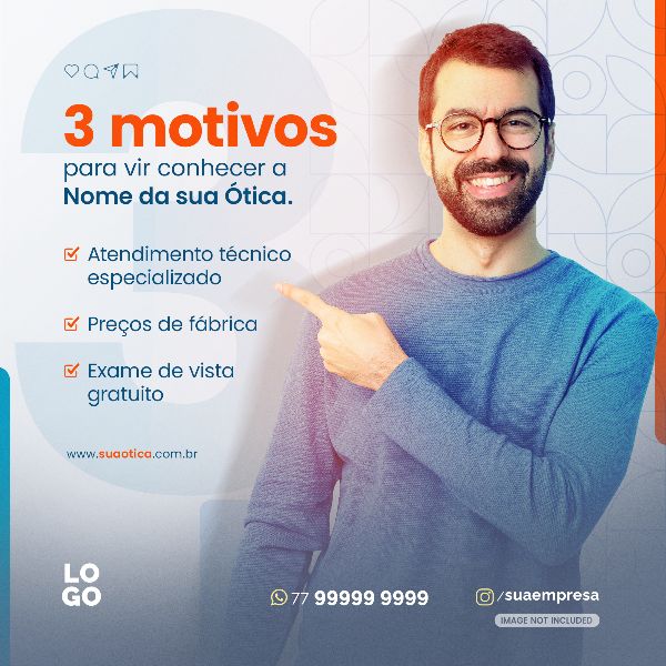 3 MOTIVOS | SOCIAL MEDIA - ÓTICA
