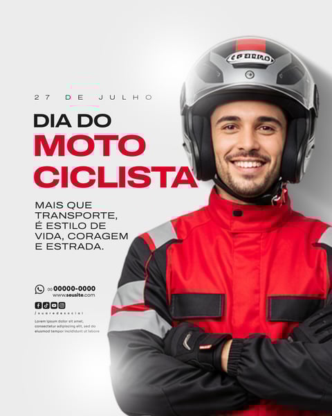 27 DE JULHO DIA DO MOTOCICLISTA