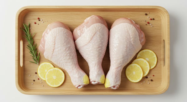 COXAS DE FRANGO CRU NA TÁBUA 1