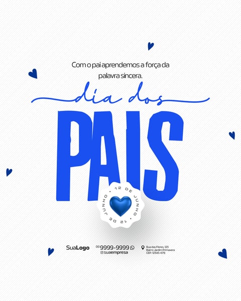 SOCIAL MEDIA DIA DOS PAIS 10 DE AGOSTO