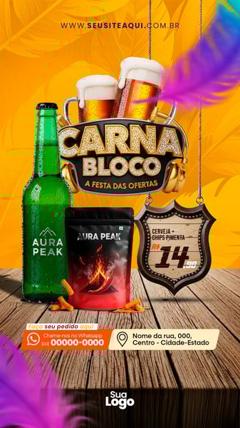 STORY BLOCO CARNAVAL SOCIAL MEDIA PSD EDITÁVEL 02