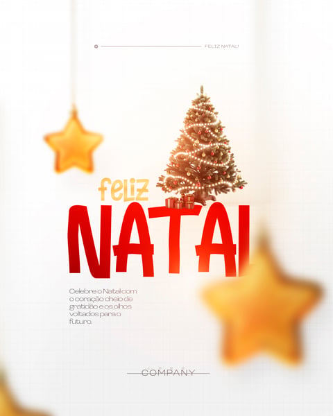 FELIZ NATAL 25 DE DEZEMBRO BOAS FESTAS FLYER SOCIAL MEDIA PSD EDITÁVEL 1