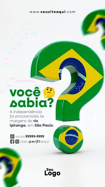 STORY DIA DA INDEPENDÊNCIA DO BRASIL PRANCHETA 16