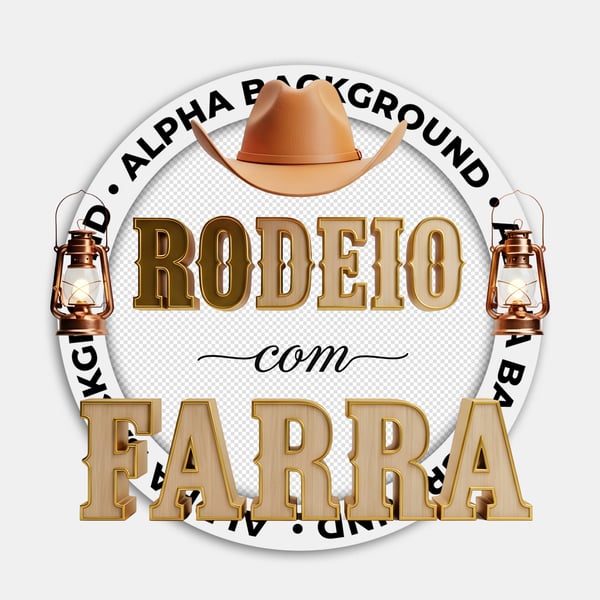 SELO 3D SERTANEJO RODEIO COM FARRA 10