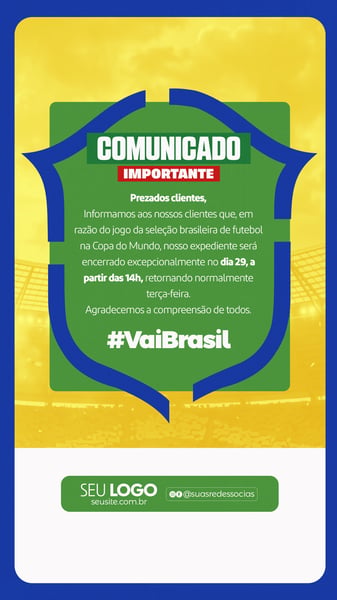 54 POST COMUNICADO COPA DO MUNDO BRASIL