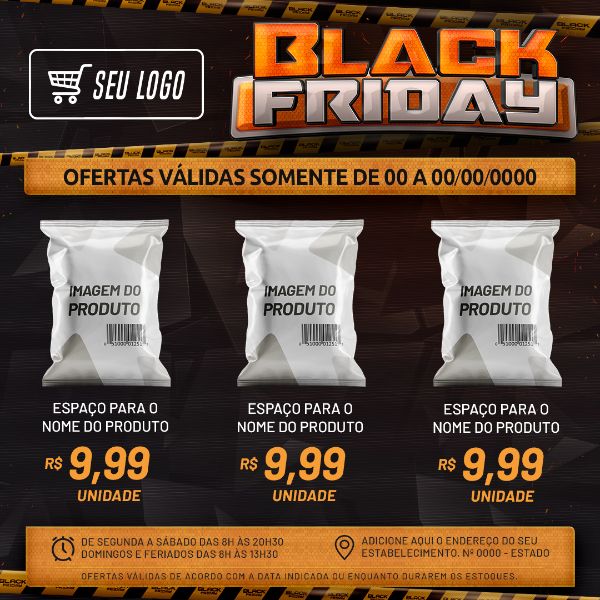 FOLHETO BLACK FRIDAY - 3 PRODUTOS