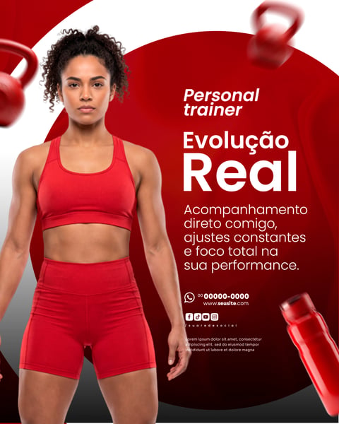 Personal Trainer Social Media PSD Editável 7