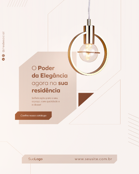 LOJA DE MÓVEIS E DECORAÇÃO SOCIAL MEDIA FEED VERTICAL