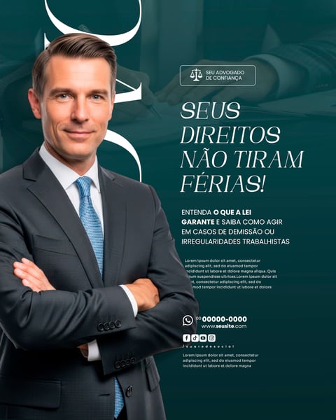 ADVOGADO TRABALHISTA SOCIAL MEDIA PSD EDITÁVEL 4