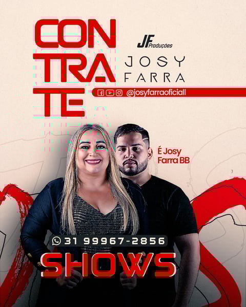 FLYER CONTRATE JOSY FARRA FEED PSD EDITÁVEL