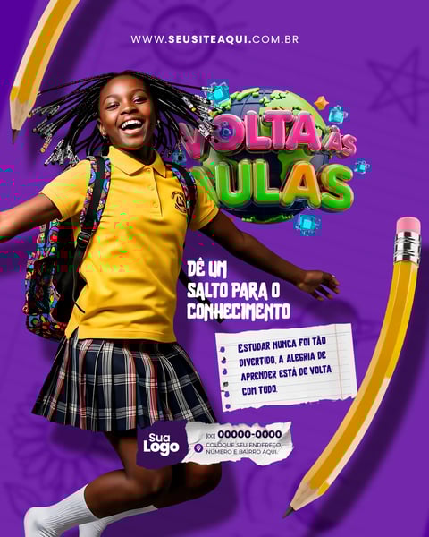 FEED ESCOLA VOLTA ÀS AULAS SOCIAL MEDIA PSD EDITÁVEL 4