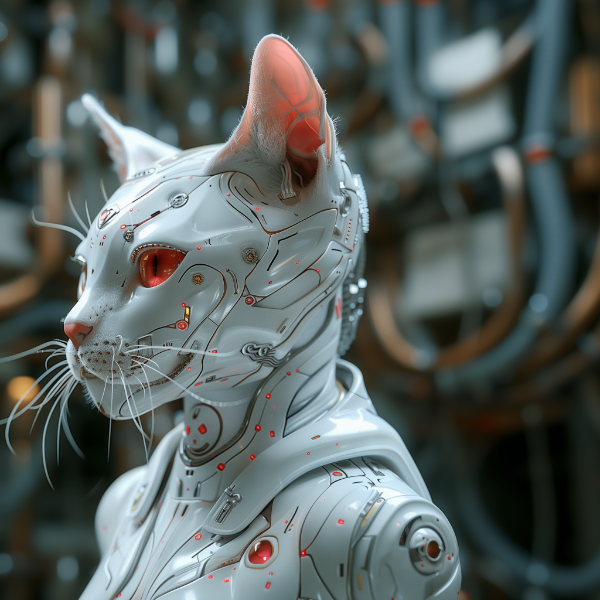 GATO ROBOTICO - FUTURISTA
