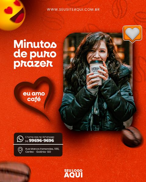 FEED | CAFETERIA | CAFÉ | SOCIAL MEDIA | PSD EDITÁVEL