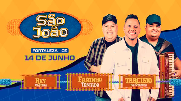 FLYER SÃO JOÃO FORTALEZA CAPA YOUTUBE PSD EDITÁVEL