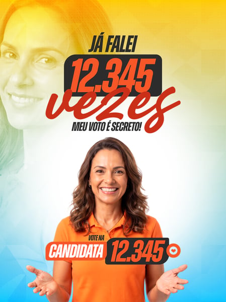 CAMPANHA ELEITORAL POLÍTICA SOCIAL MEDIA FLYER PSD EDITÁVEL