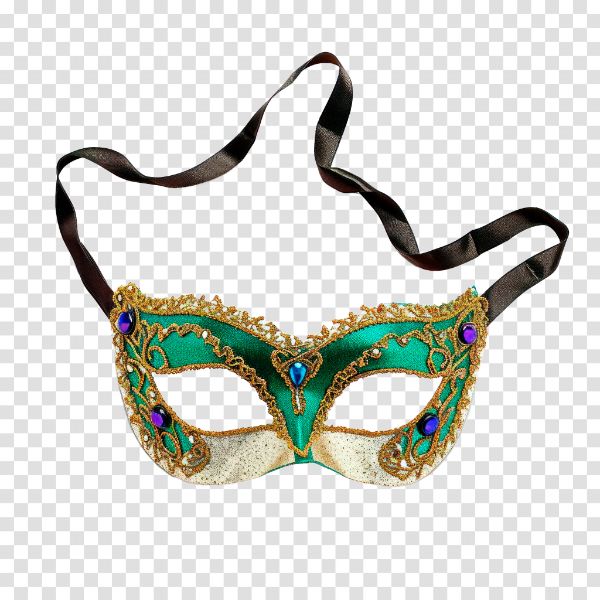 MÁSCARA DE CARNAVAL ELEMENTO PARA COMPOSIÇÃO PNG