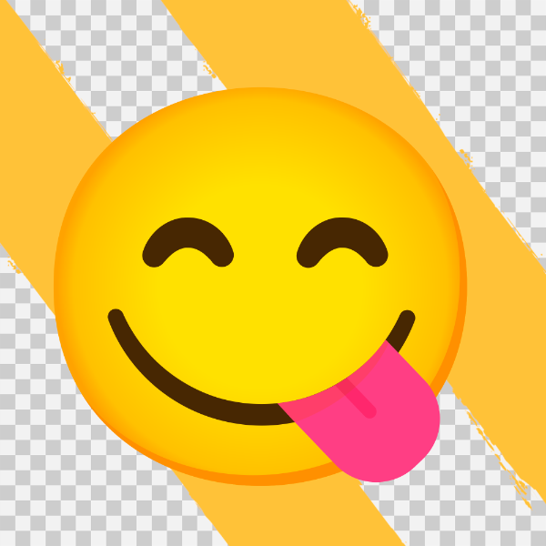 EMOJI LINGUA PARA FORA DELICIA SEM FUNDO TRANSPARENTE PNG