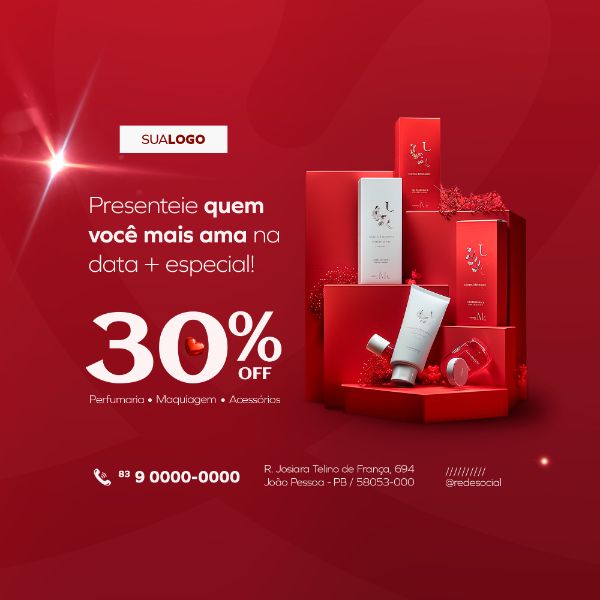 DIA DOS NAMORADOS SOCIAL MEDIA POST FEED