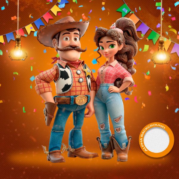 MASCOTES DE FESTA JUNINA MODELO 93