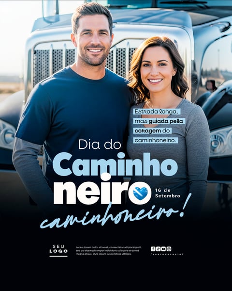 DIA DO CAMINHONEIRO 16 DE SETEMBRO SOCIAL MEDIA PSD EDITÁVEL 15