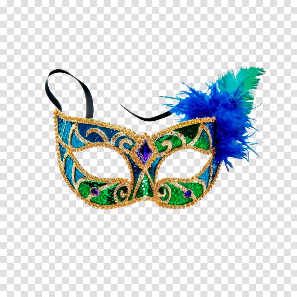MÁSCARA DE CARNAVAL ELEMENTO PARA COMPOSIÇÃO PNG